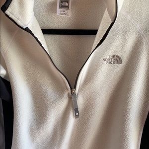 North face long sleeve zip neck